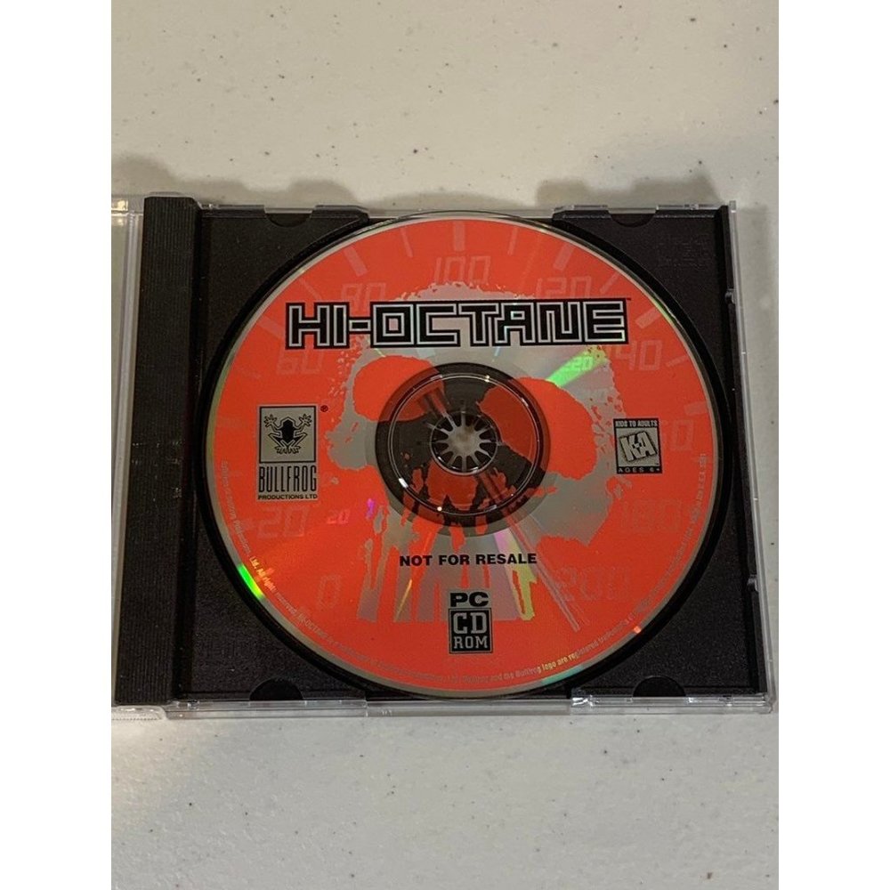 Hi-Octane Vintage PC Game CD 1995 Bullfrog
